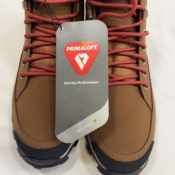 Timberland Boots Men 8.5 Beige Black  Leather Waterproof InsulatedTreeline Sport main image 7